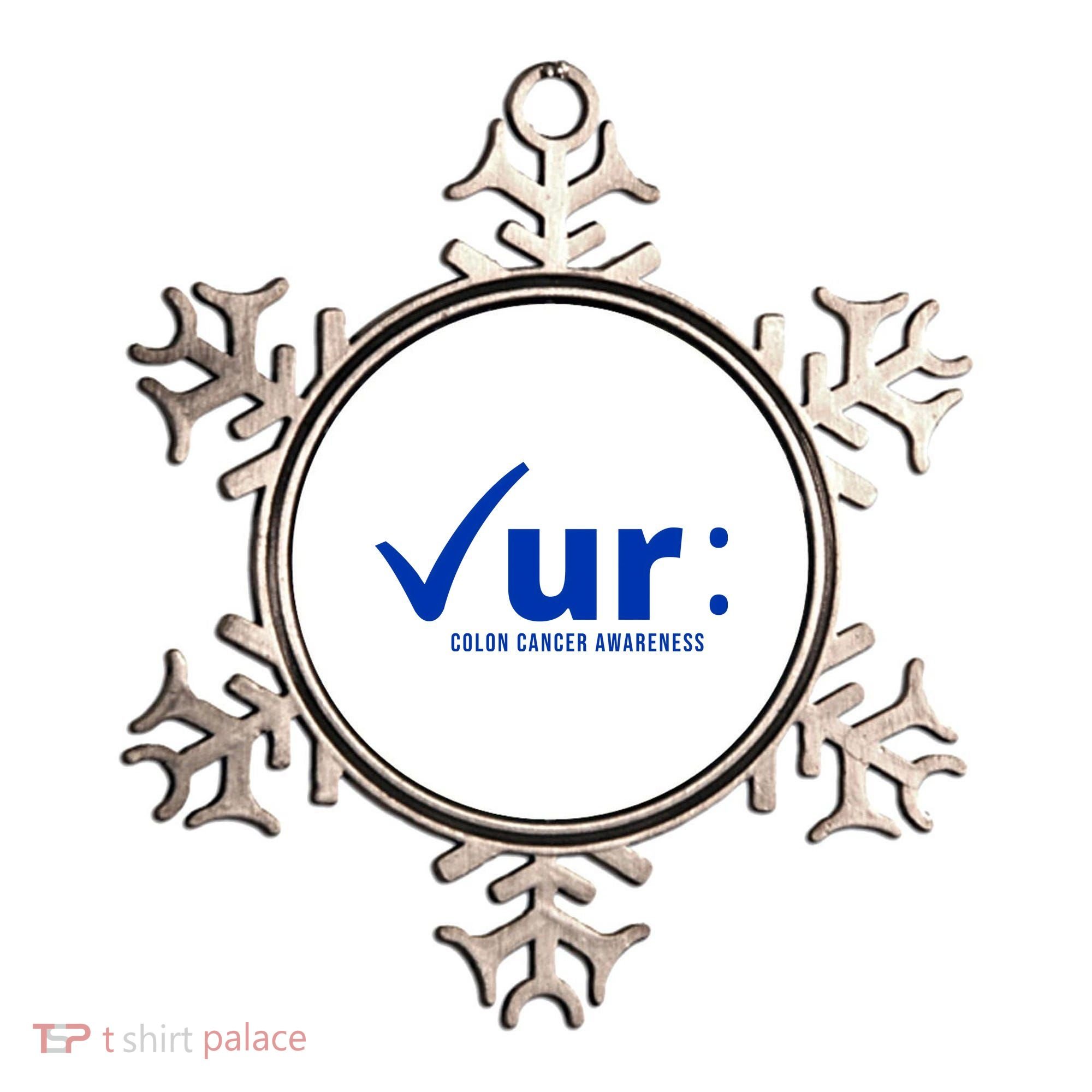 Check Ur Colon Cancer Awareness Ornament