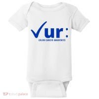 Check Ur Colon Cancer Awareness Baby Bodysuit thumb 0