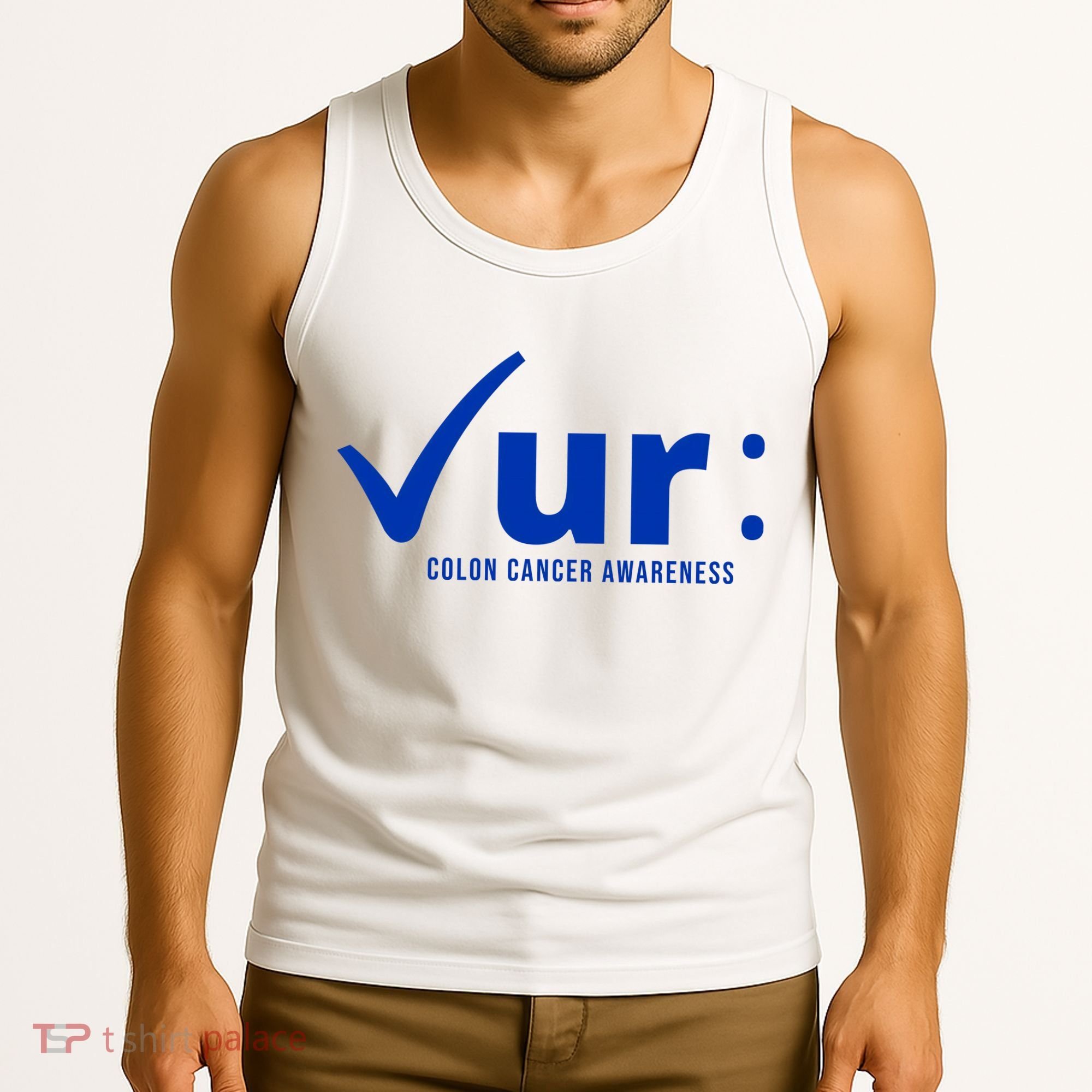 Check Ur Colon Cancer Awareness Tank Top