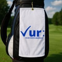 Check Ur Colon Cancer Awareness Golf Towel thumb 2