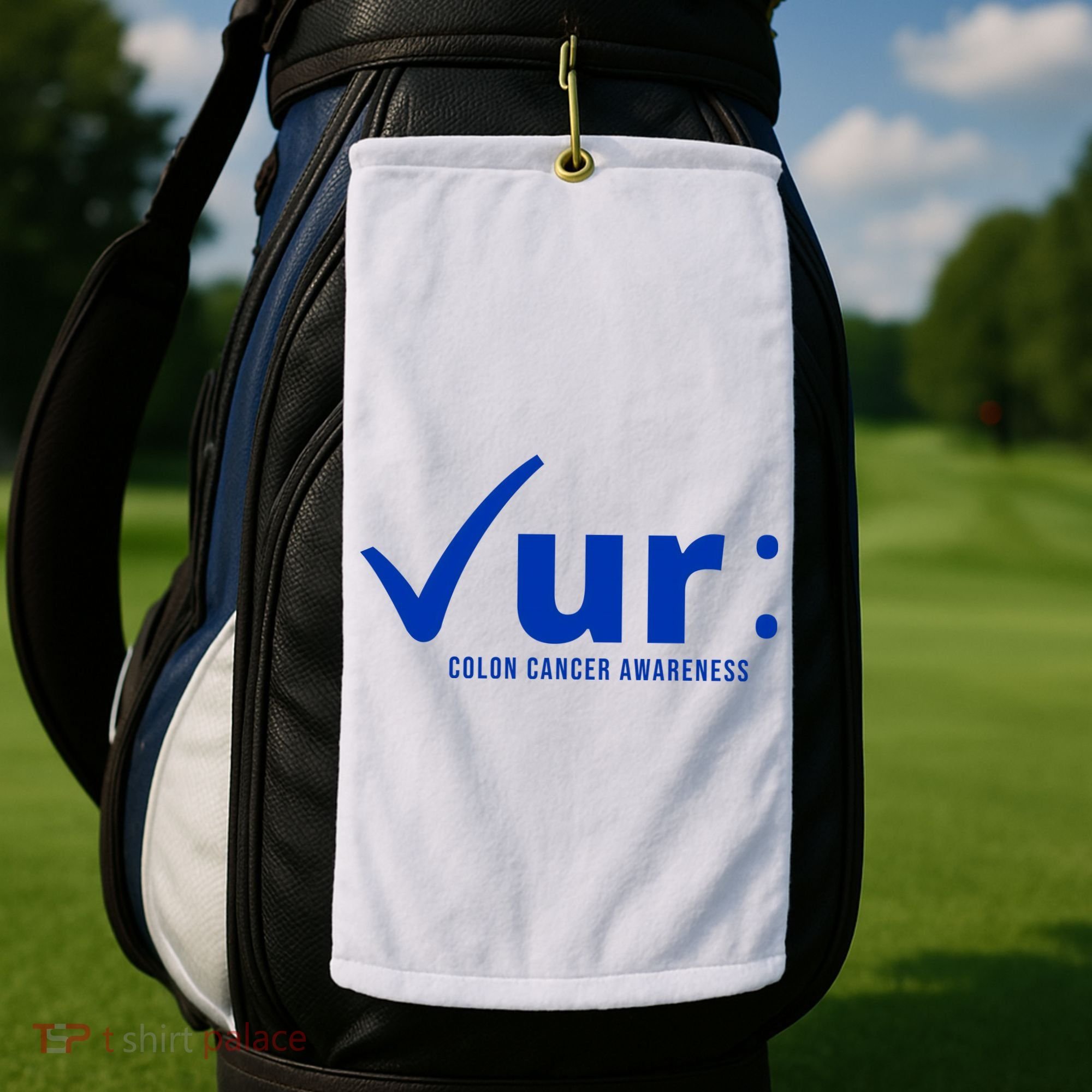 Check Ur Colon Cancer Awareness Golf Towel