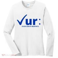 Check Ur Colon Cancer Awareness Women's Long Sleeve Shirt thumb 0
