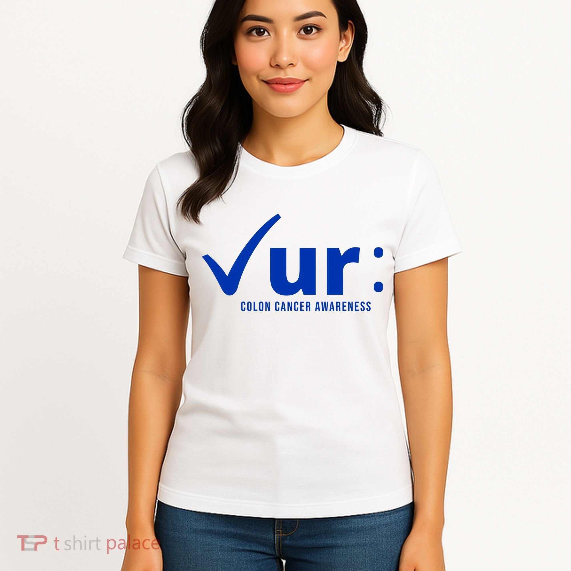 Check Ur Colon Cancer Awareness Women's T-Shirt