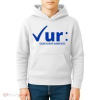 Check Ur Colon Cancer Awareness Kids Hoodie thumb 4