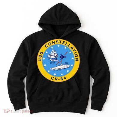 CV-64 USS Constellation U.S. Aircraft Carrier Hoodie