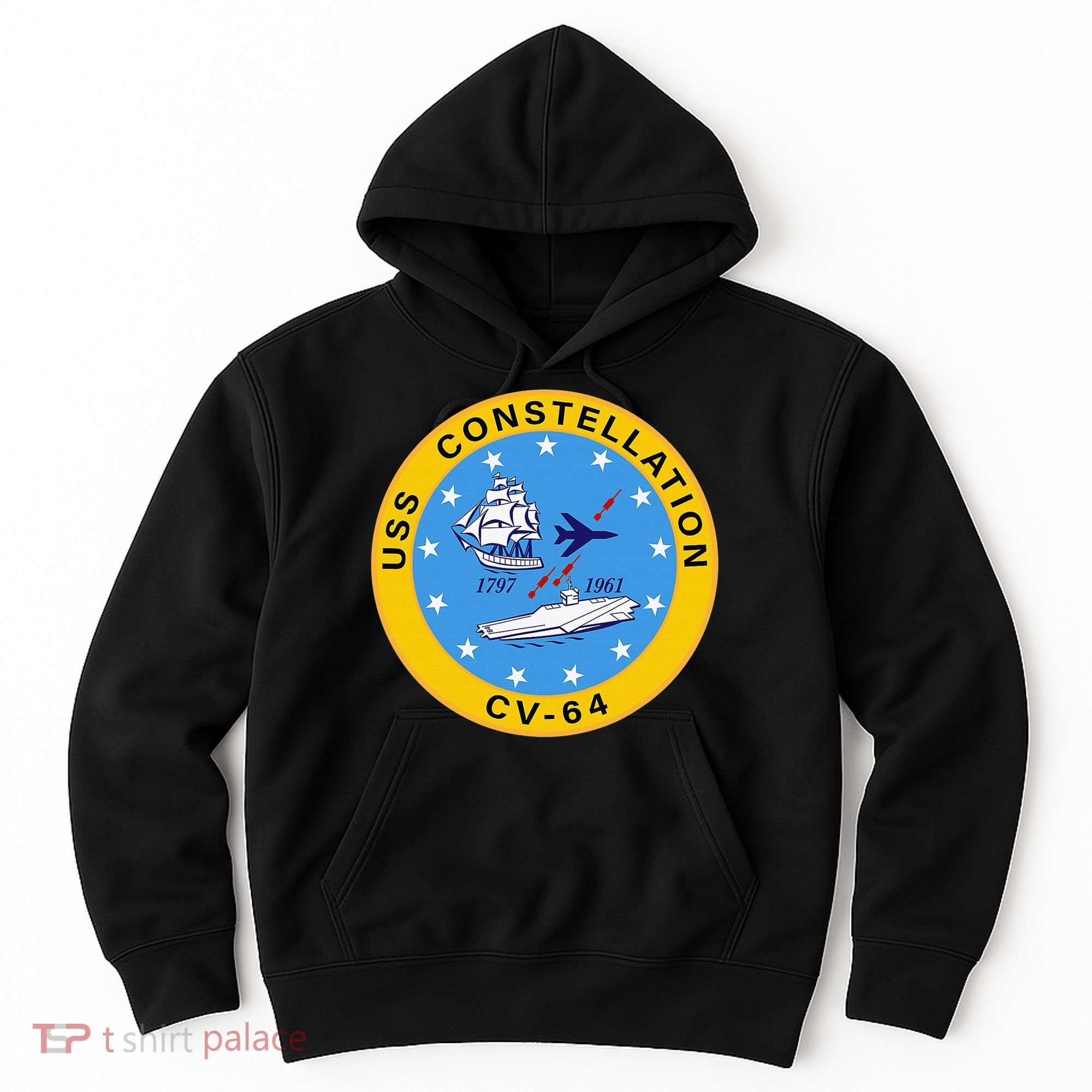 CV-64 USS Constellation U.S. Aircraft Carrier Hoodie