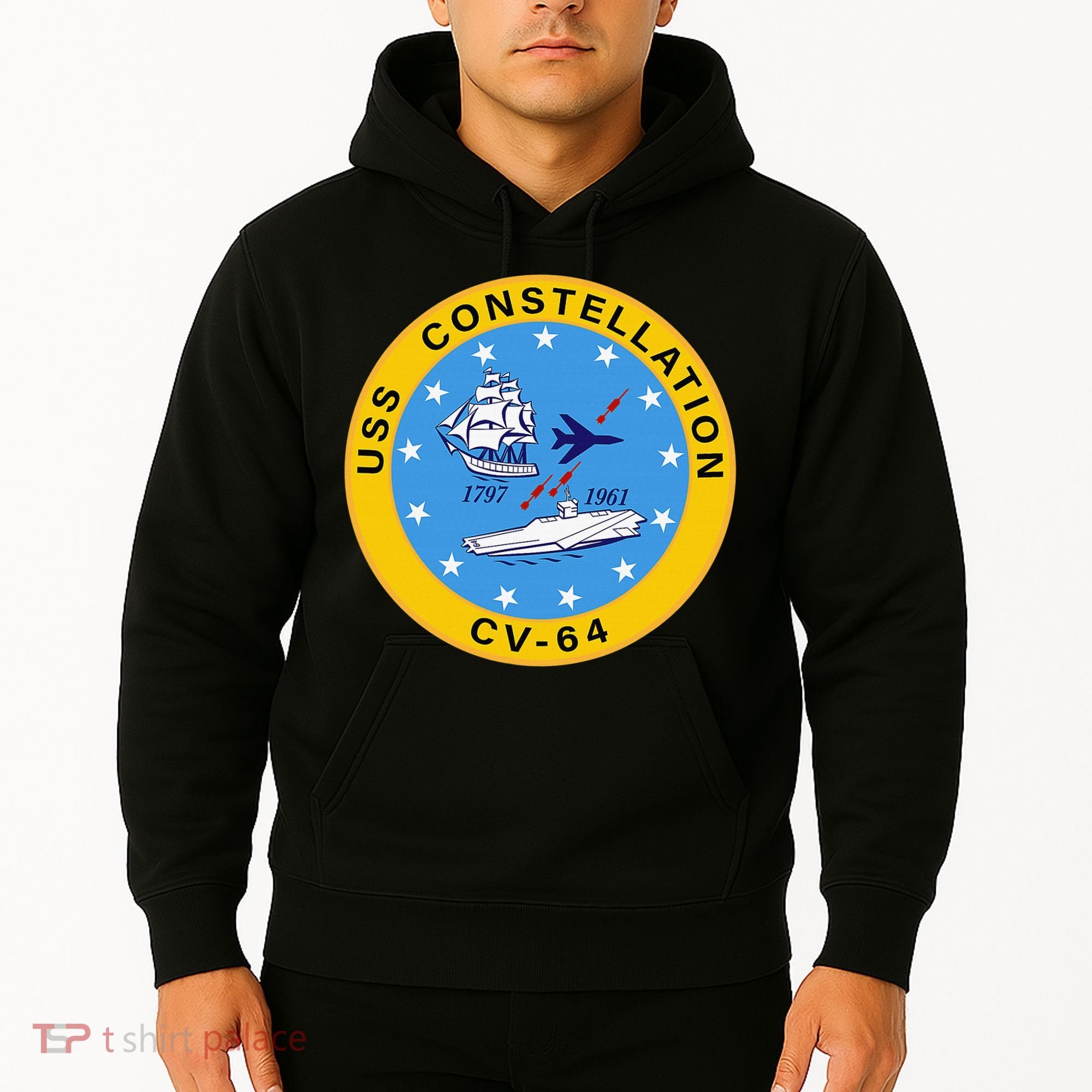 CV-64 USS Constellation U.S. Aircraft Carrier Hoodie