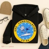 CV-64 USS Constellation U.S. Aircraft Carrier Hoodie thumb 4