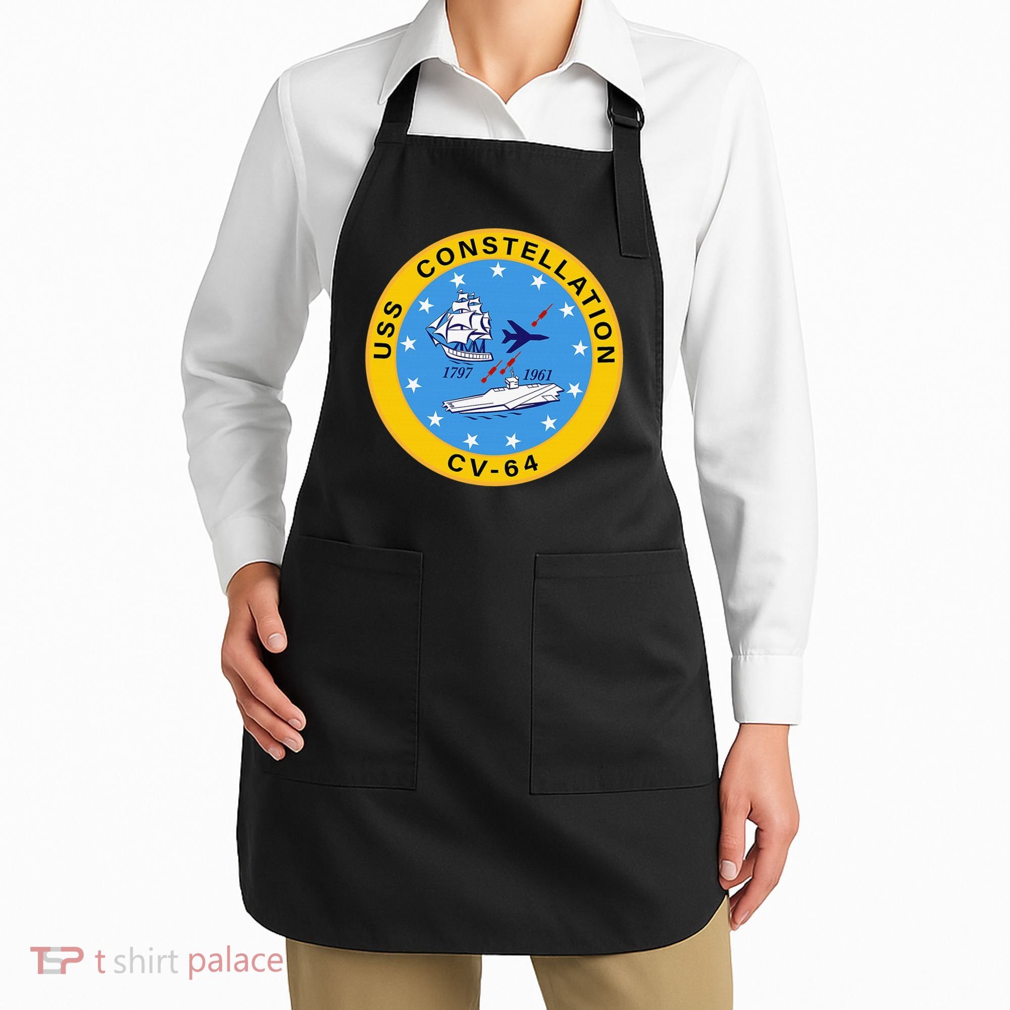 CV-64 USS Constellation U.S. Aircraft Carrier Apron