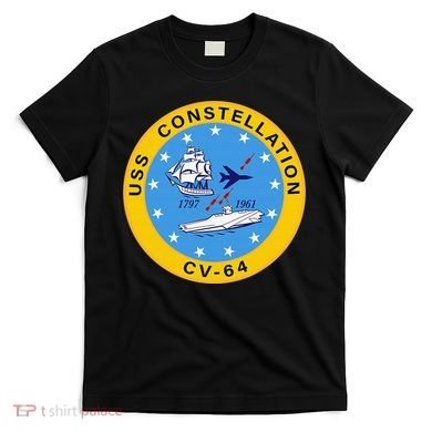 CV-64 USS Constellation U.S. Aircraft Carrier T-Shirt