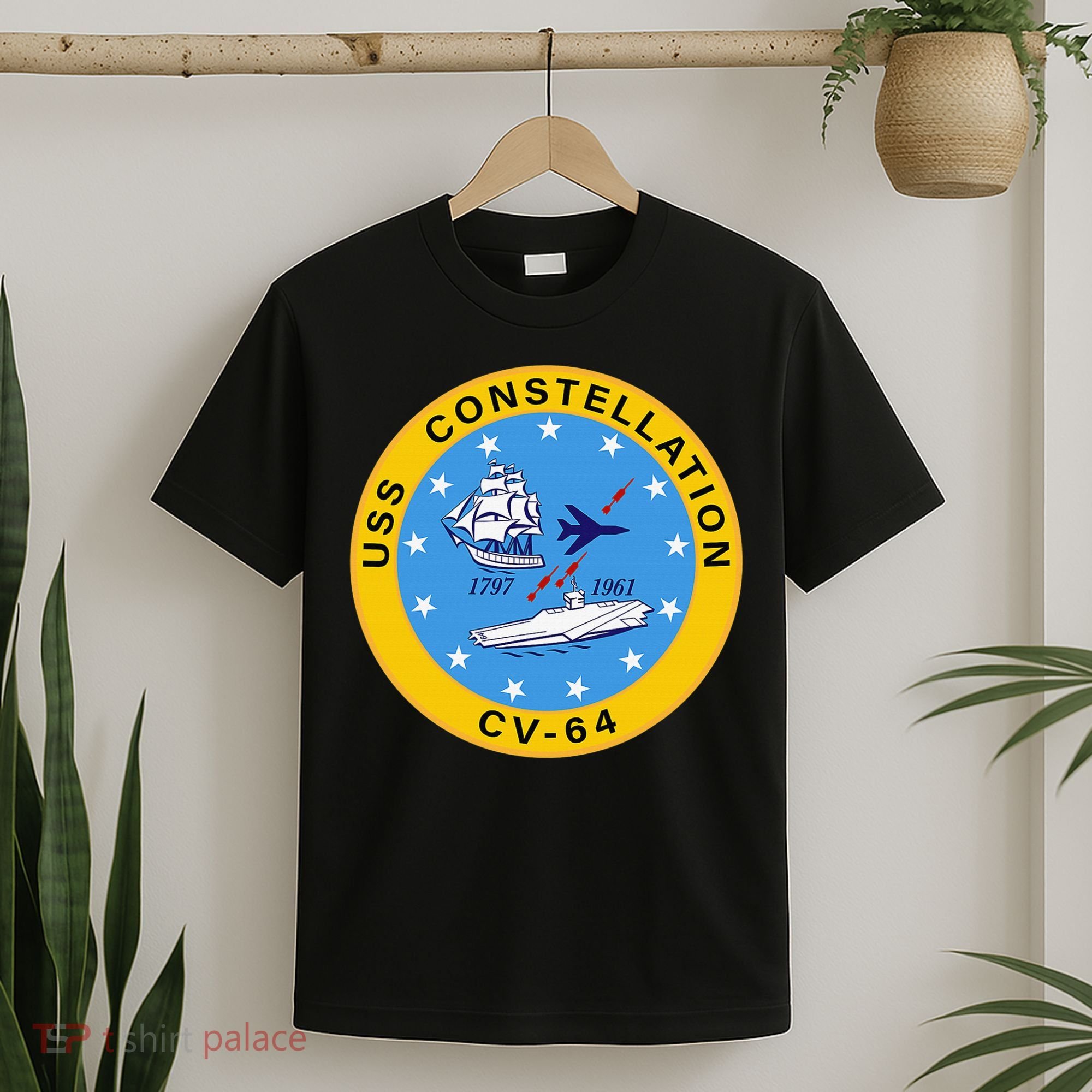 CV-64 USS Constellation U.S. Aircraft Carrier T-Shirt