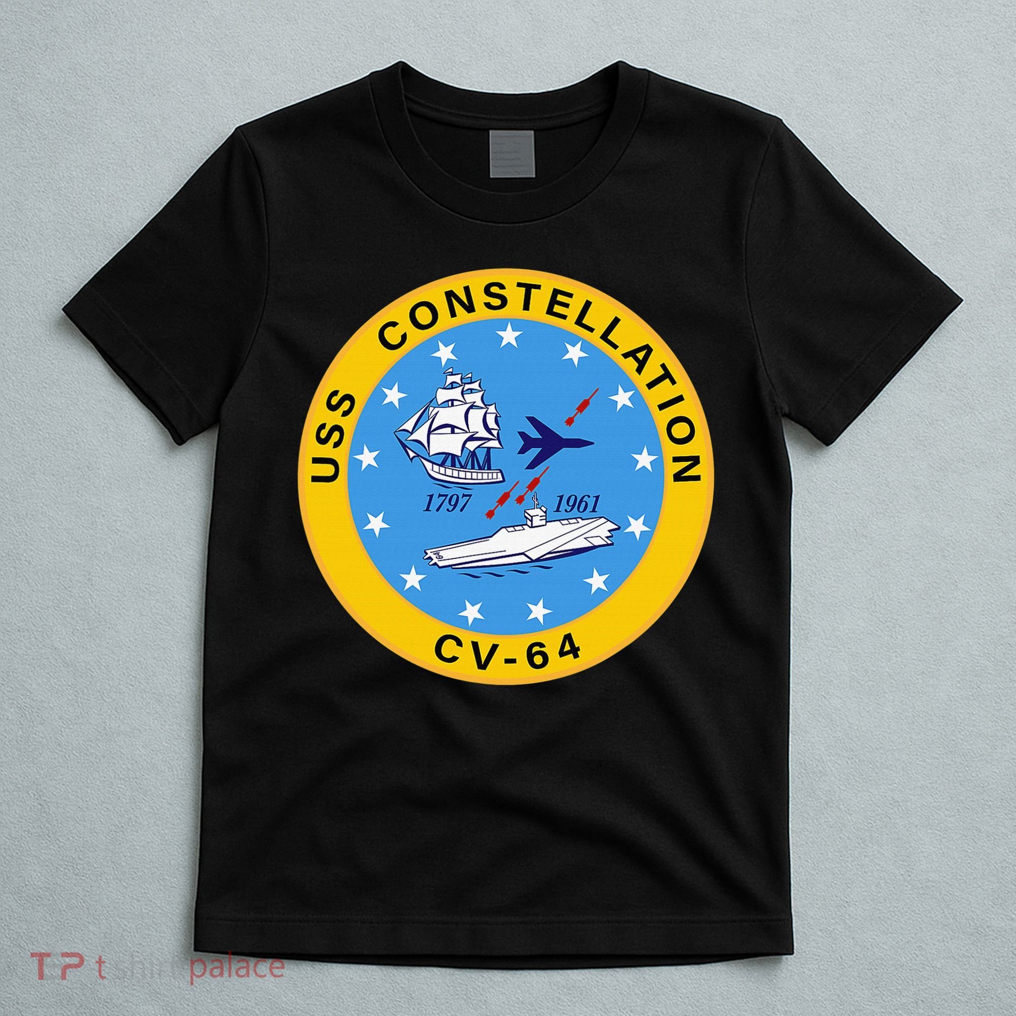 CV-64 USS Constellation U.S. Aircraft Carrier T-Shirt