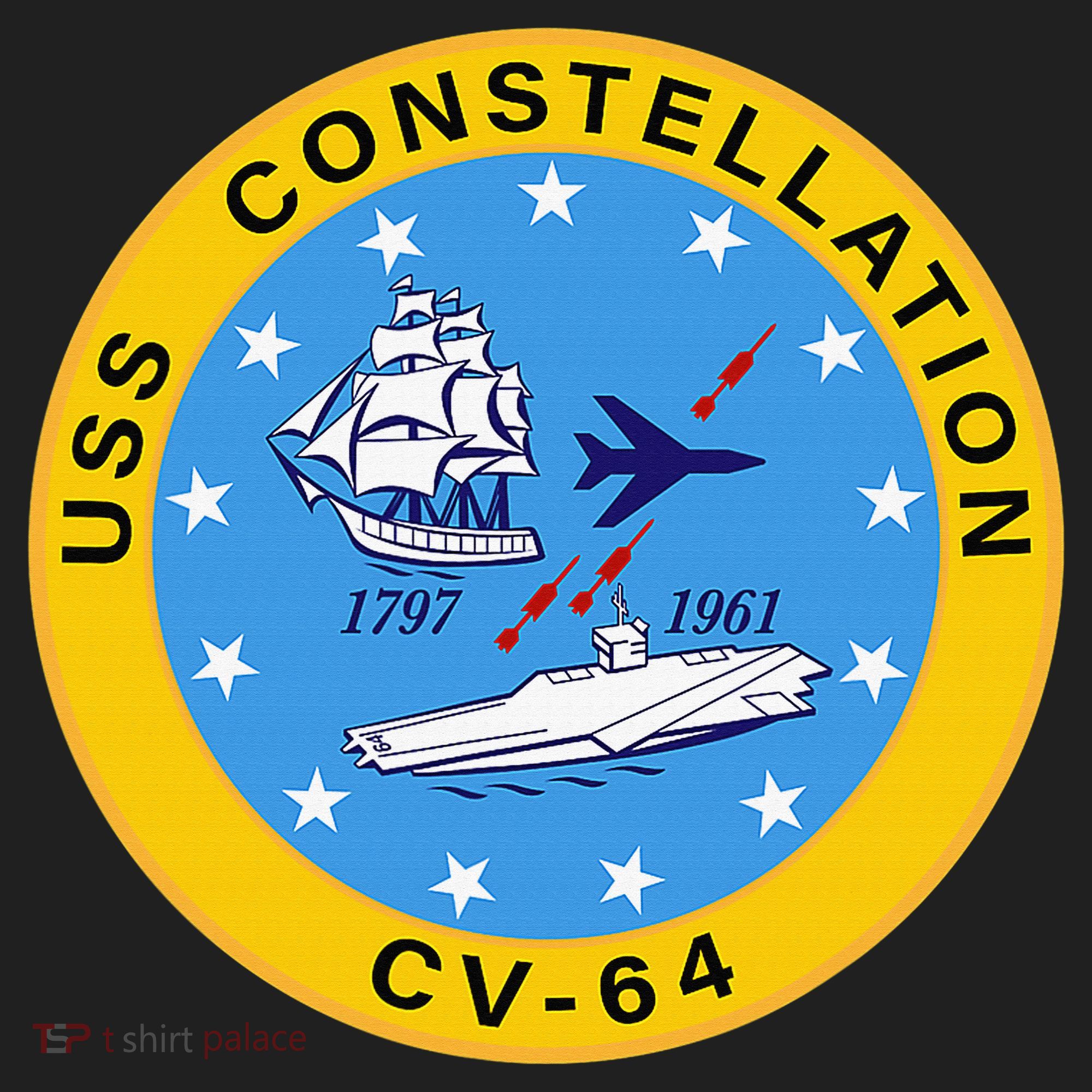 CV-64 USS Constellation U.S. Aircraft Carrier Beanie