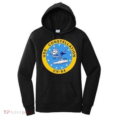 CV-64 USS Constellation U.S. Aircraft Carrier Women's Hoodie