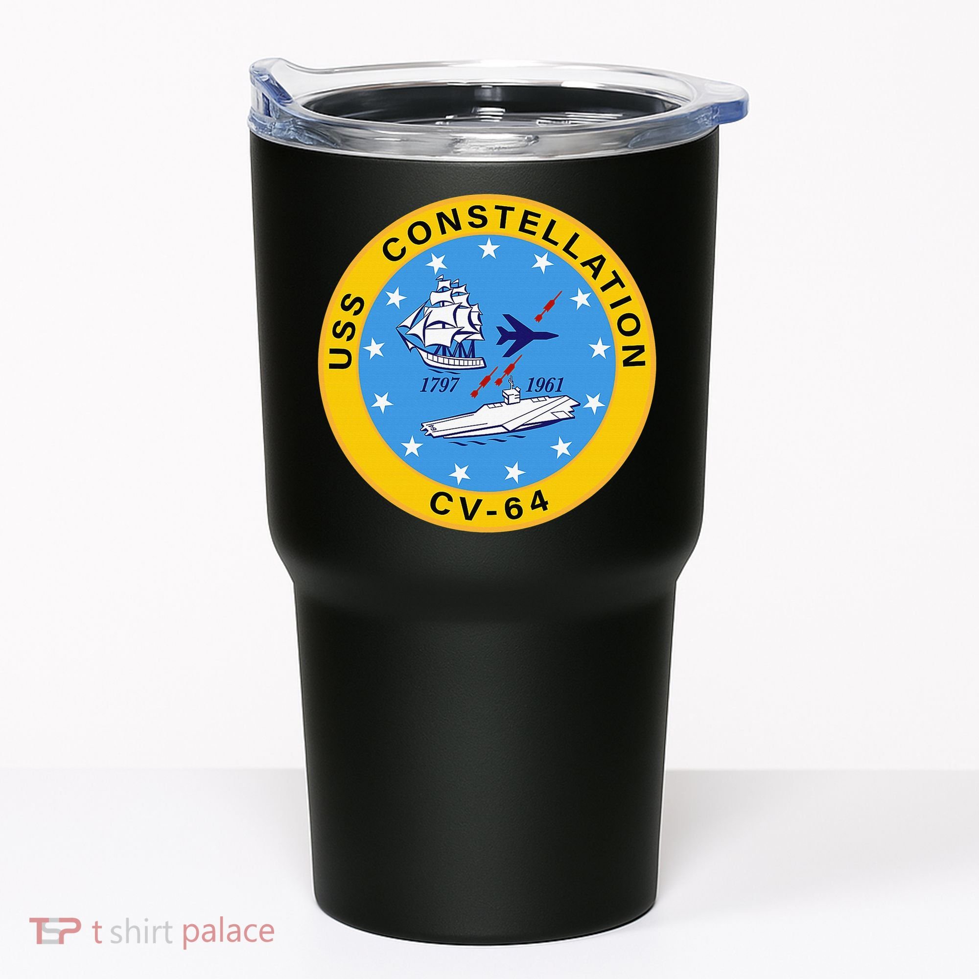CV-64 USS Constellation U.S. Aircraft Carrier Tumbler