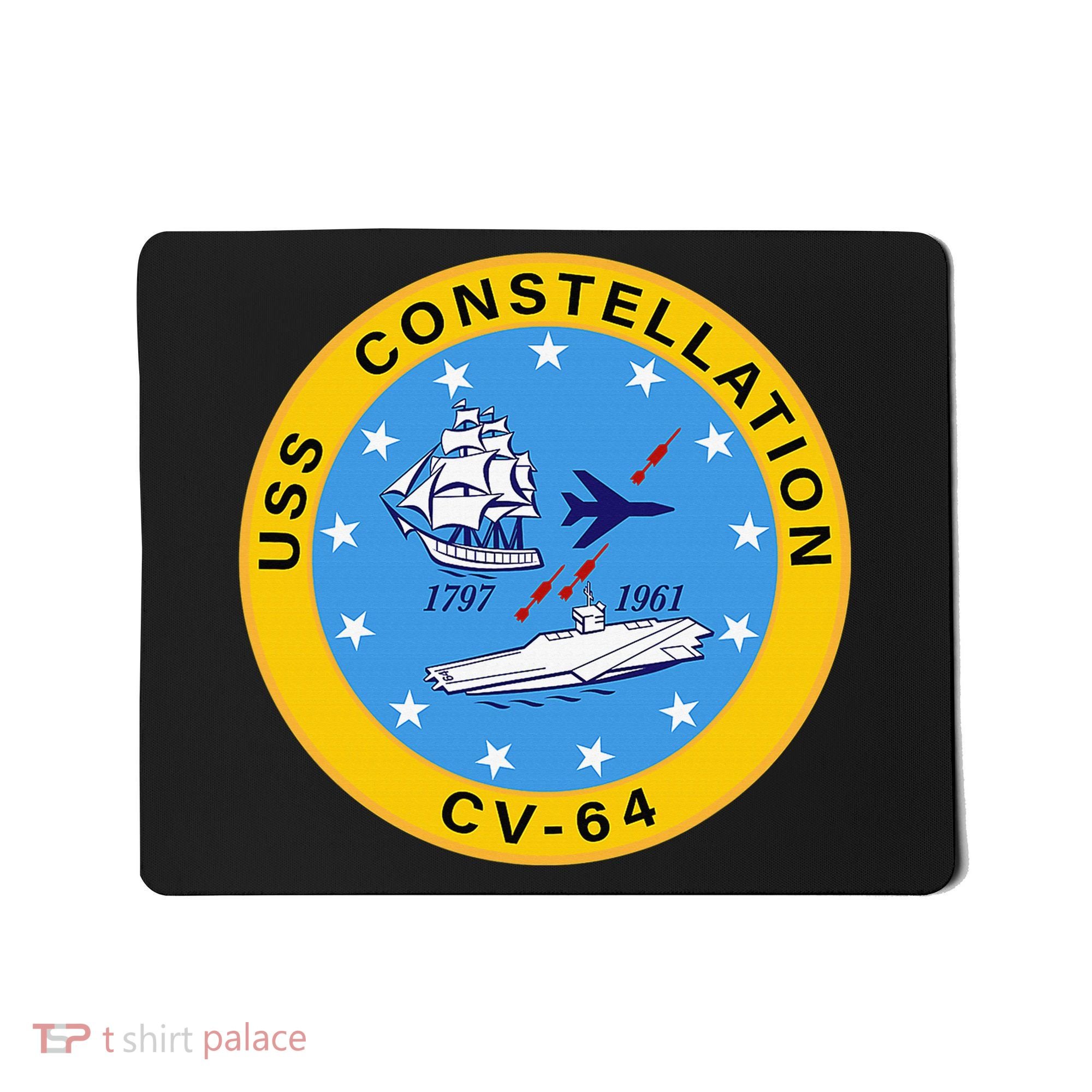 CV-64 USS Constellation U.S. Aircraft Carrier Mousepad