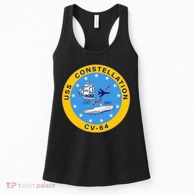CV-64 USS Constellation U.S. Aircraft Carrier Women's Tank Top