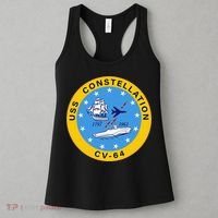 CV-64 USS Constellation U.S. Aircraft Carrier Women's Tank Top thumb 3