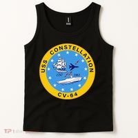 CV-64 USS Constellation U.S. Aircraft Carrier Tank Top thumb 2