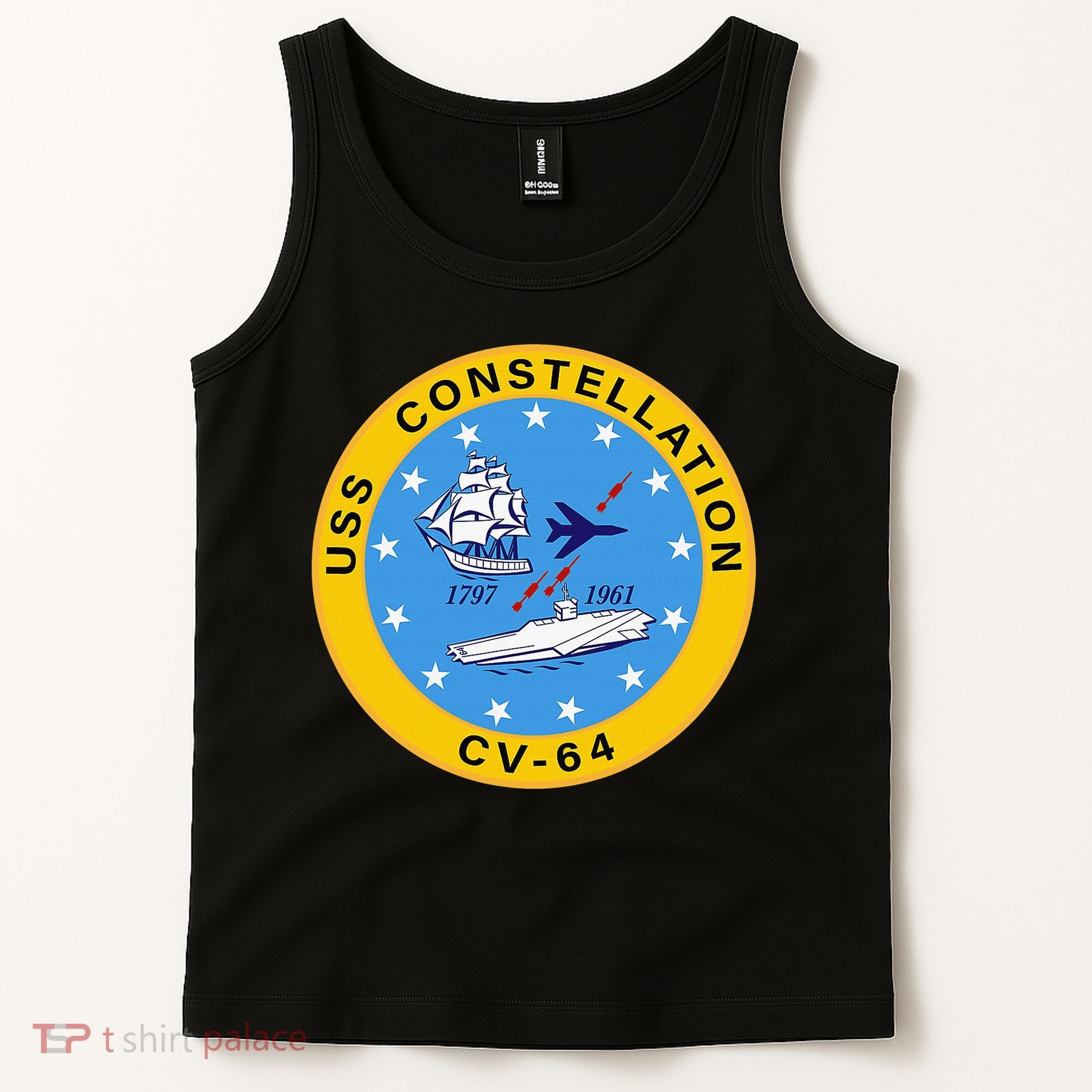 CV-64 USS Constellation U.S. Aircraft Carrier Tank Top