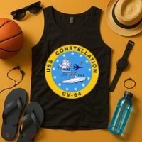 CV-64 USS Constellation U.S. Aircraft Carrier Tank Top thumb 4