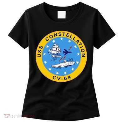 CV-64 USS Constellation U.S. Aircraft Carrier Women's T-Shirt