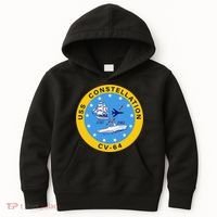 CV-64 USS Constellation U.S. Aircraft Carrier Kids Hoodie thumb 0