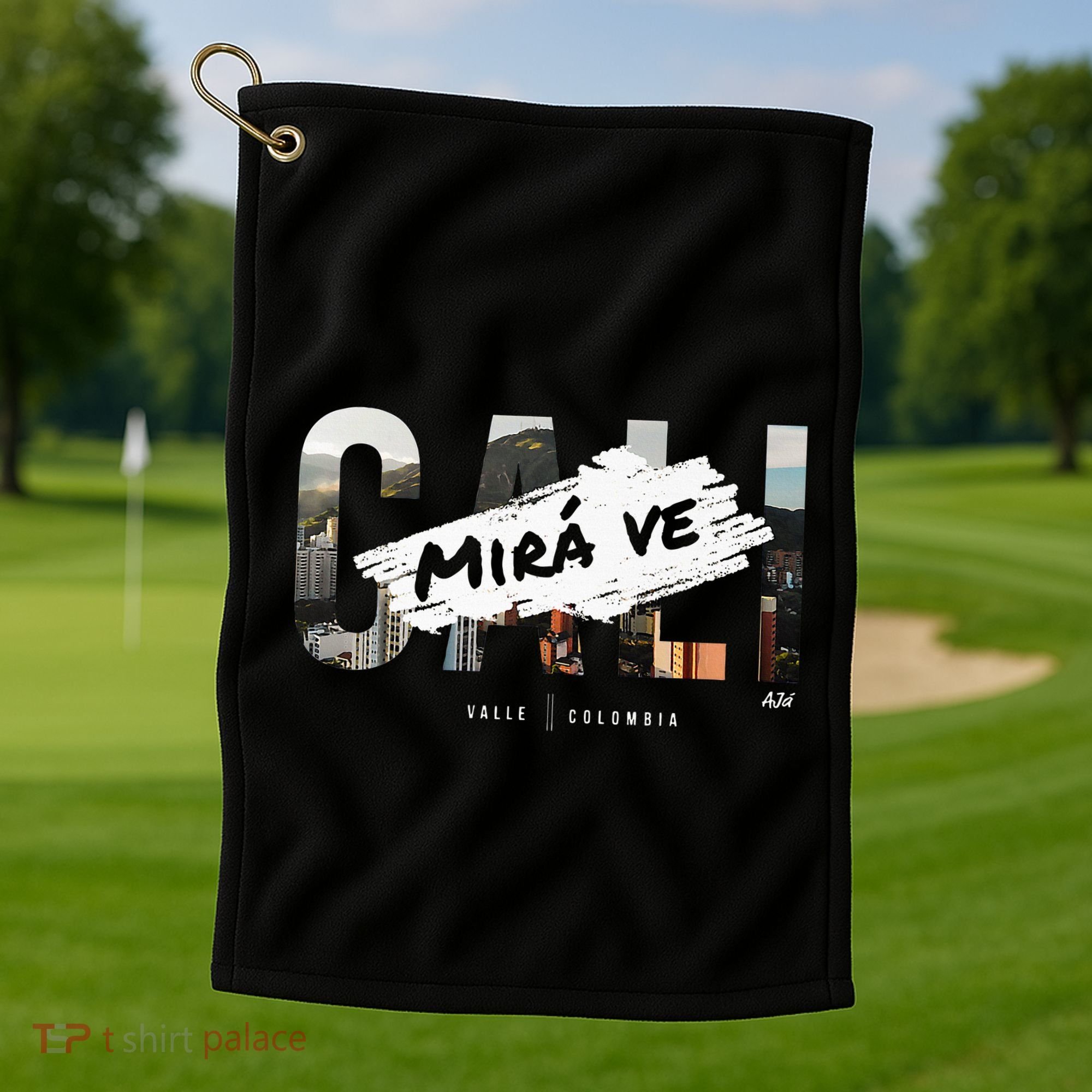 Cali Urban Colombia Golf Towel