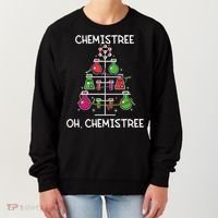 Chemistree Ugly Christmas Tree Sweater Chemistry Science Pun Gift Women's Sweatshirt thumb 0