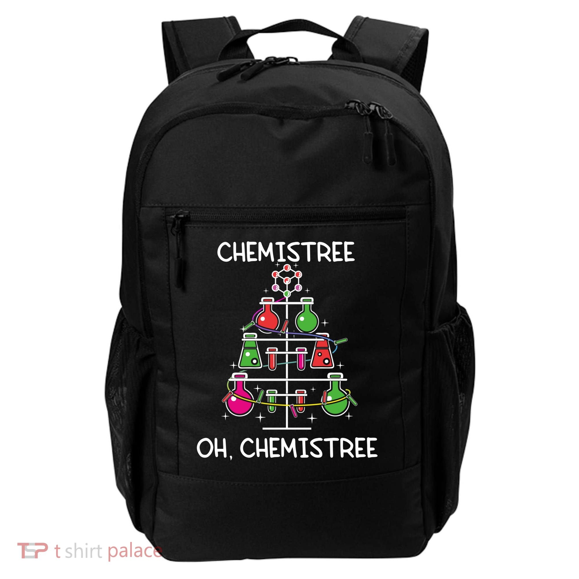 Chemistree Ugly Christmas Tree Sweater Chemistry Science Pun Gift Backpack