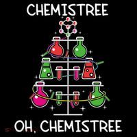 Chemistree Ugly Christmas Tree Sweater Chemistry Science Pun Gift Women's Hoodie thumb 2