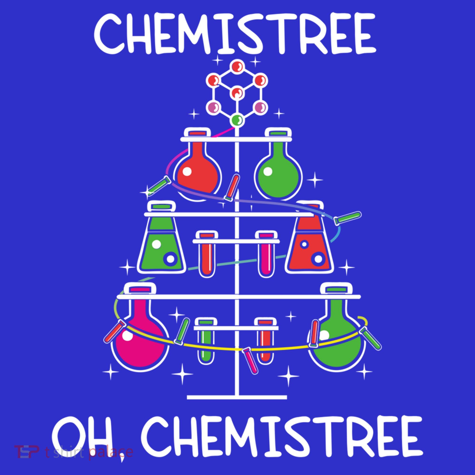 Chemistree Ugly Christmas Tree Sweater Chemistry Science Pun Gift Sweatshirt