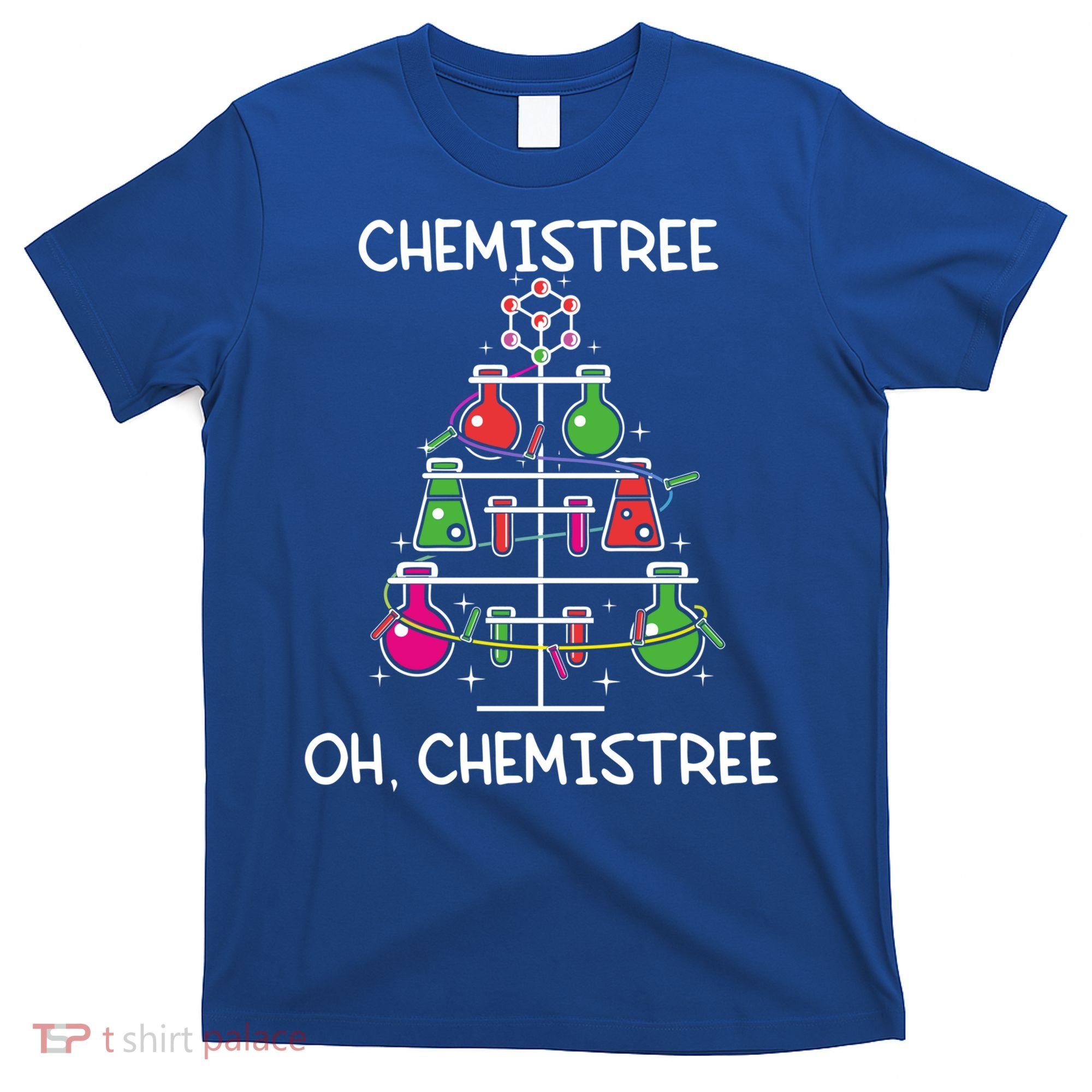 Chemistree Ugly Christmas Tree Sweater Chemistry Science Pun Gift T-Shirt