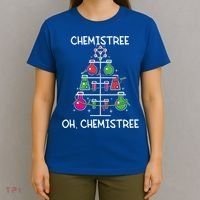 Chemistree Ugly Christmas Tree Sweater Chemistry Science Pun Gift T-Shirt thumb 4