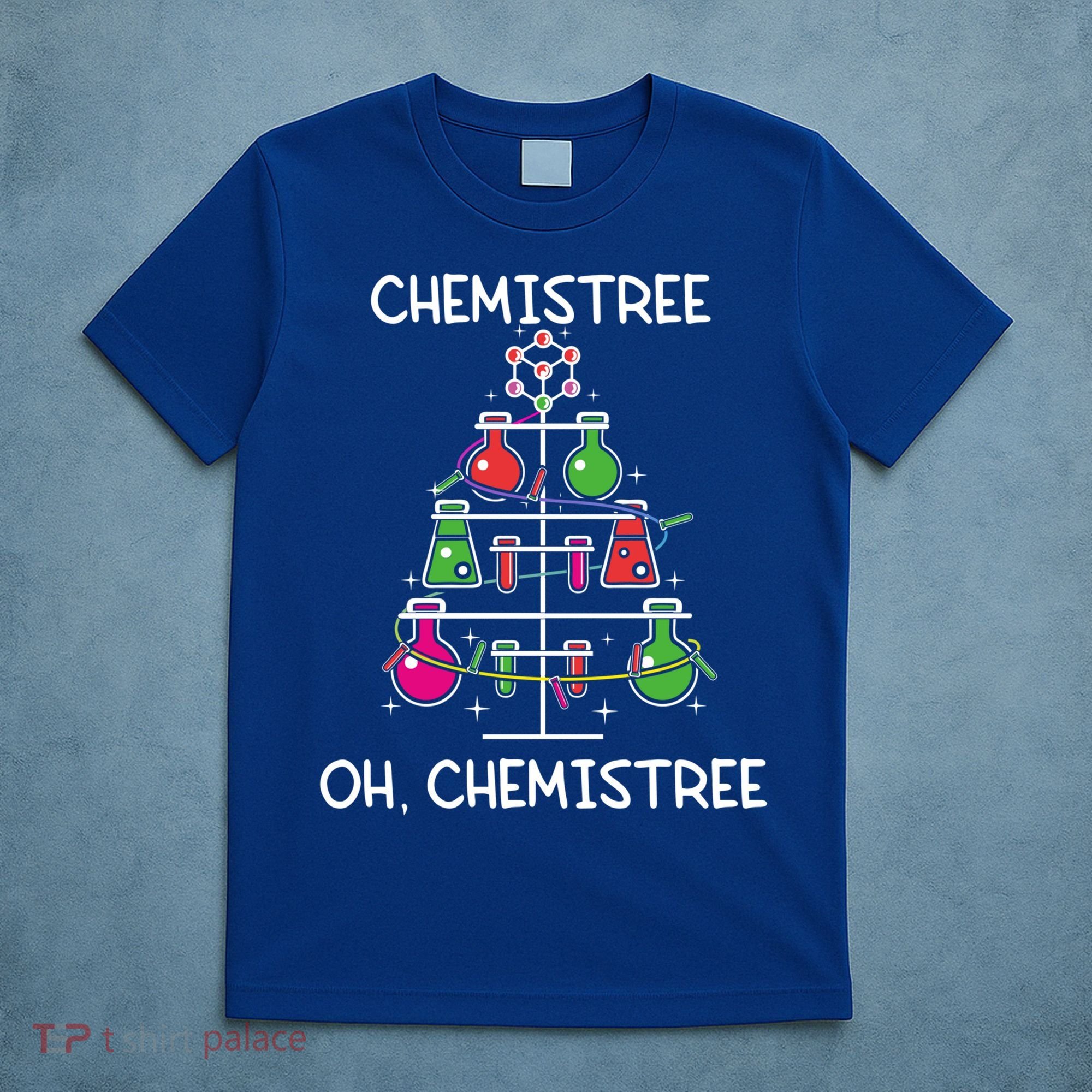 Chemistree Ugly Christmas Tree Sweater Chemistry Science Pun Gift T-Shirt