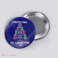 Chemistree Ugly Christmas Tree Sweater Chemistry Science Pun Gift Button thumb 0