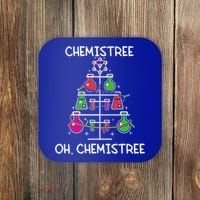Chemistree Ugly Christmas Tree Sweater Chemistry Science Pun Gift Coaster thumb 0