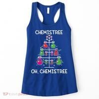 Chemistree Ugly Christmas Tree Sweater Chemistry Science Pun Gift Women's Tank Top thumb 0