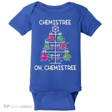 Chemistree Ugly Christmas Tree Sweater Chemistry Science Pun Gift Baby Bodysuit