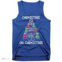 Chemistree Ugly Christmas Tree Sweater Chemistry Science Pun Gift Tank Top thumb 0