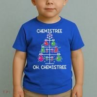 Chemistree Ugly Christmas Tree Sweater Chemistry Science Pun Gift Toddler T-Shirt thumb 2