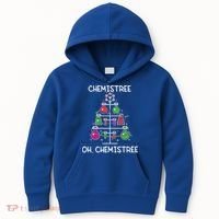 Chemistree Ugly Christmas Tree Sweater Chemistry Science Pun Gift Kids Hoodie thumb 0