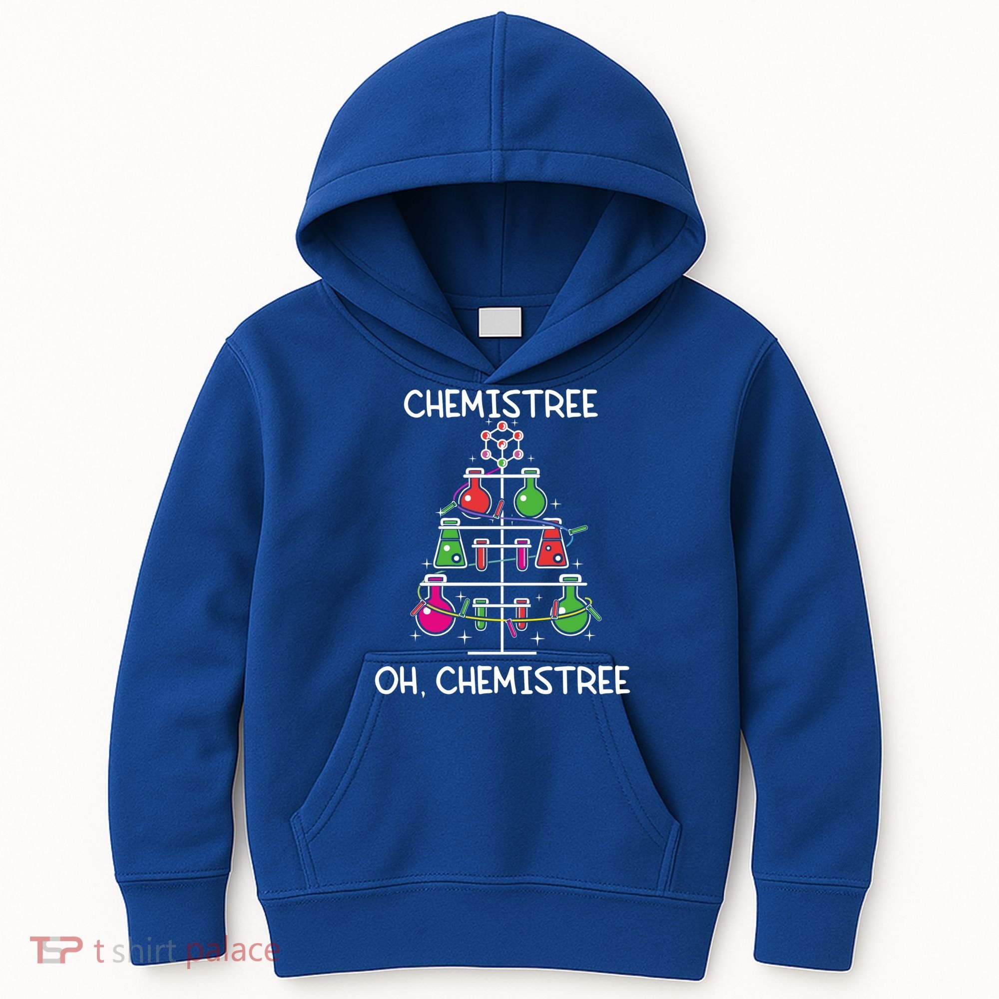 Chemistree Ugly Christmas Tree Sweater Chemistry Science Pun Gift Kids Hoodie