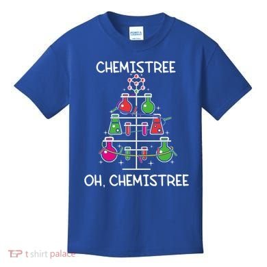 Chemistree Ugly Christmas Tree Sweater Chemistry Science Pun Gift Kids T-Shirt