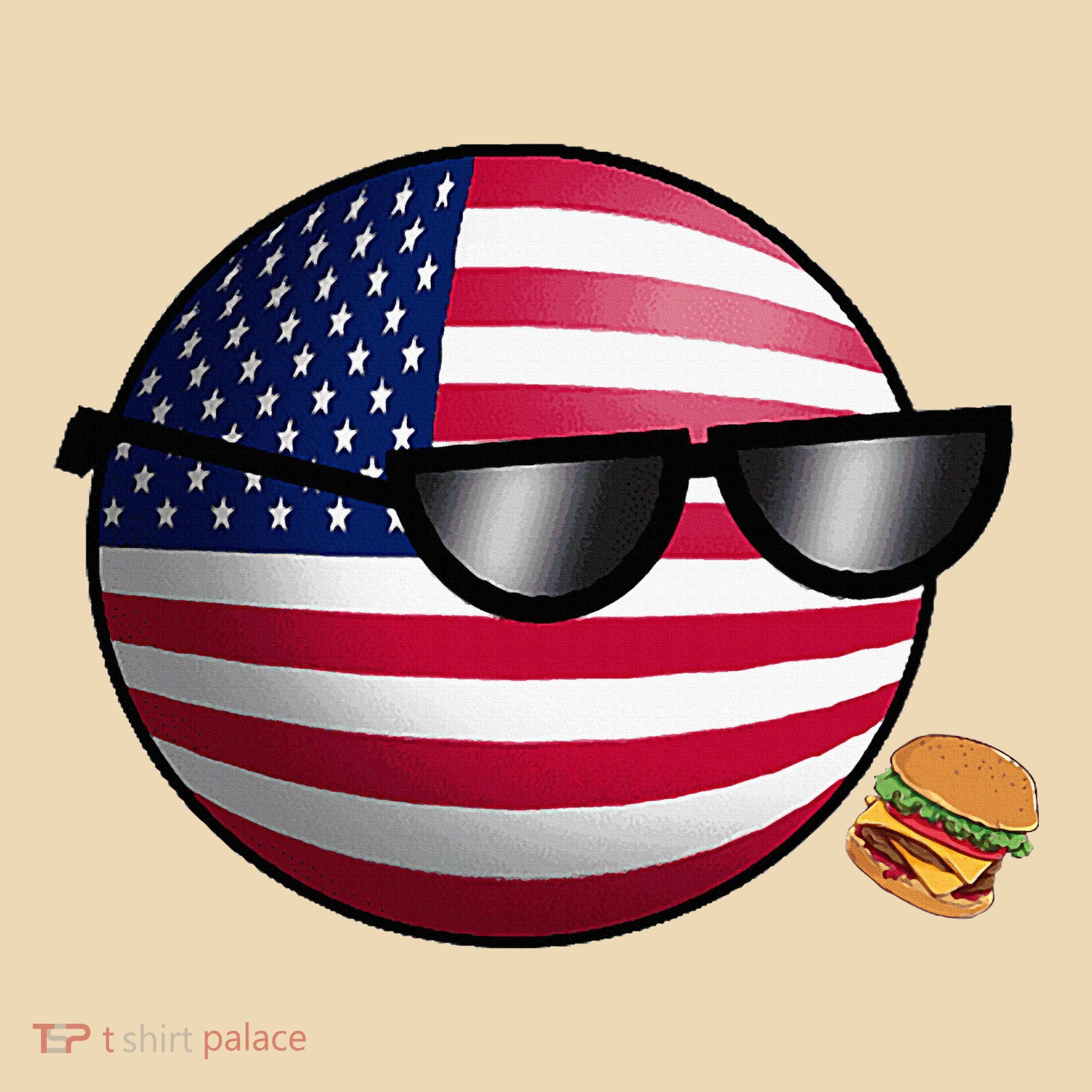 Countryballs Usa Tote Bag