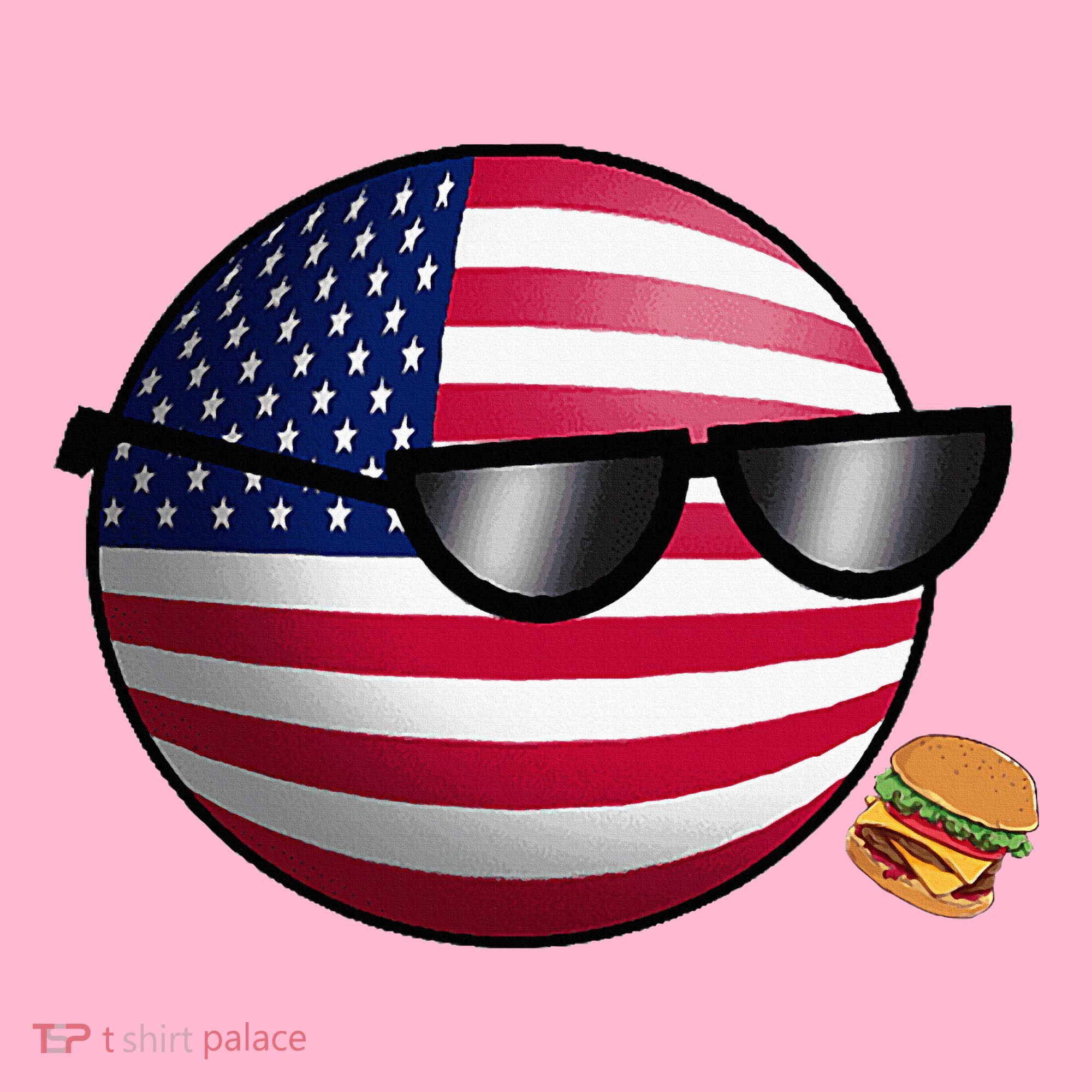 Countryballs Usa Coaster