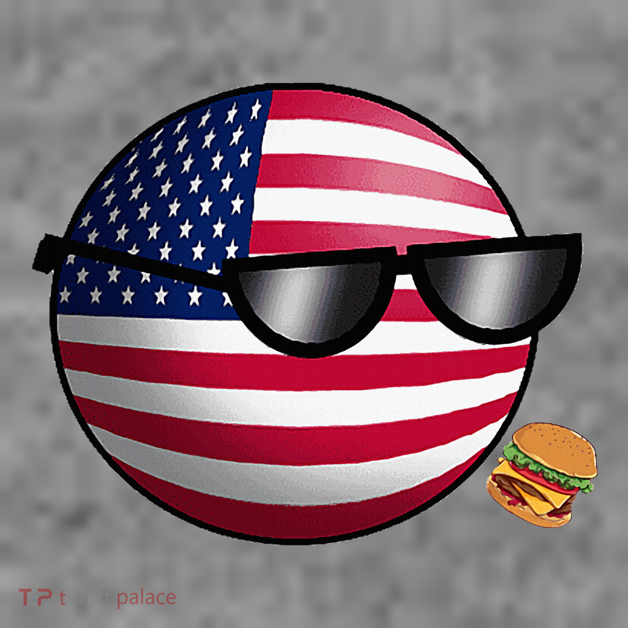 Countryballs Usa Toddler Hoodie