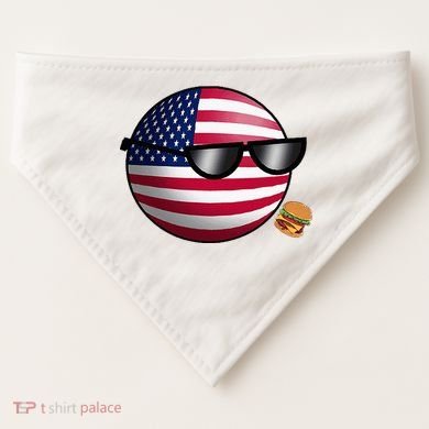 Countryballs Usa USA-Made Doggie Bandana