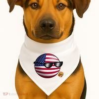 Countryballs Usa USA-Made Doggie Bandana thumb 1
