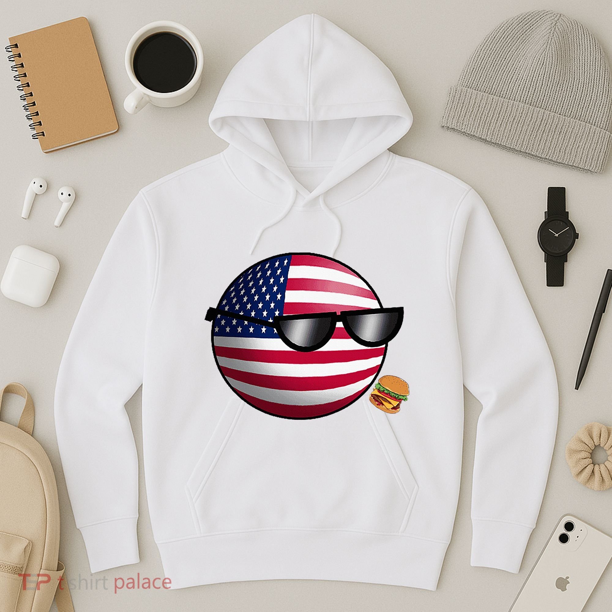 Countryballs Usa Hoodie